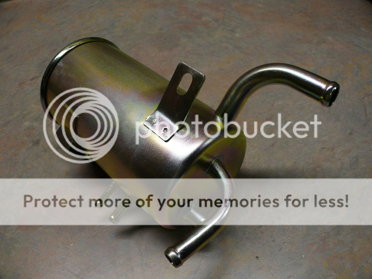 Refinished E24 power steering canister and new pressure hose